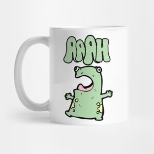 Funny Screaming Frog Mug